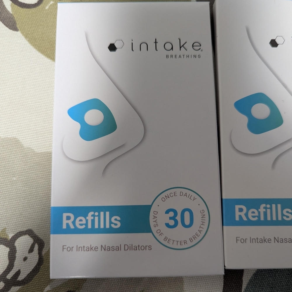 Intake Breathing Nasal Dilator Refills - 3 Pack/90 Day Supply - NEW!